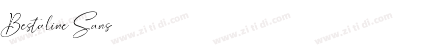 Bestaline Sans字体转换